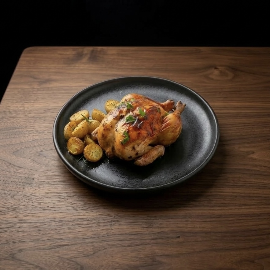 Menú Pollo con Guarnición